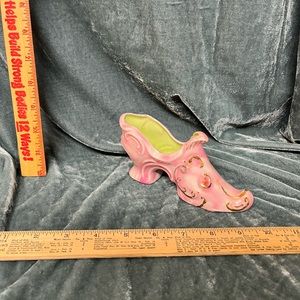 Vintage Shoe Planter Figurine
